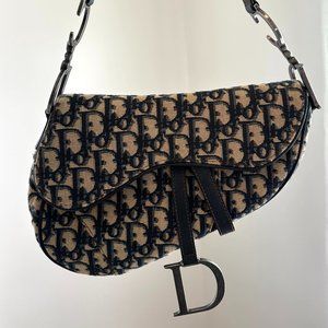 Dior Trotter Saddle Bag - Silver Hardware (Rare/Vintage)